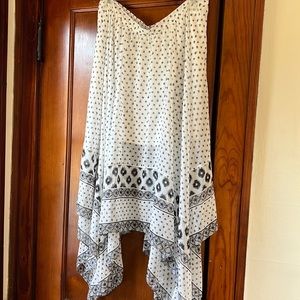 Handkerchief patterned skirt